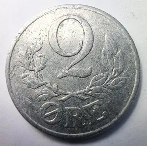 Moneda Danemarca - Ocupatie Germana -Christian X - 2 Ore 1941 - Img 2
