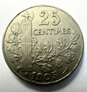 Moneda Franta - 25 Centimes 1905