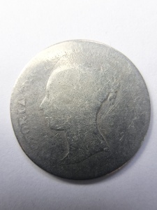 Moneda Marea Britanie - Victoria - Groat 1848 - Argint 0.925 - Img 2