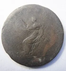 Moneda Regatul Unit - George III - Half Penny 1807 - Img 2
