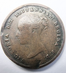Moneda Regatul Unit - Victoria - Half Farthing 1844 - Img 2