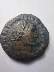 Monedă Romană Autentică - Galerius (305–311 d.Hr.) - Follis masiv - Img 1