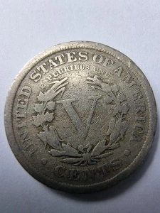 Moneda USA - Liberty Head “V” - 5 Cents 1910 - Img 2