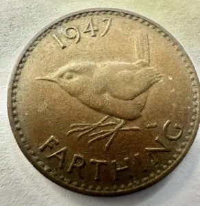 REGATUL UNIT - GEORGE VI - FARTHING 1947 - Img 2