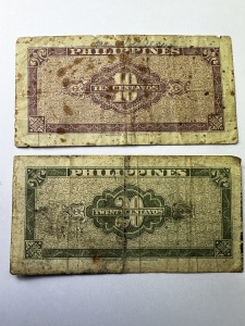 10 & 20 Centavos 1949 - Central Bank of the Philippines - Img 2
