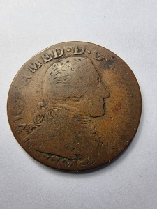 5 Soldi 1754 – Regatul Sardiniei ( Piemont ) - Victor Amadeus al III -lea - Img 1