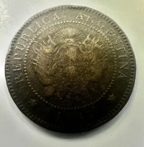 Argentina - 1 Centavo 1885 - Img 2