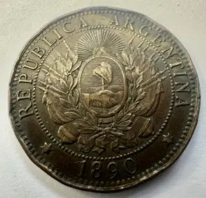 ARGENTINA - 2 CENTAVOS 1890