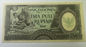 Bancnota Indonesia - 50 Rupiah 1964