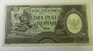 Bancnota Indonesia - 50 Rupiah 1964