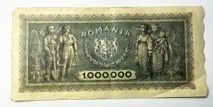 Bancnota Regalista - Romania - 1.000.000 lei - 16.04.1947 - Regele Mihai I - Img 2
