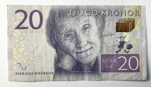 Bancnota Suedia - 20 Kronor (2015-2016 )