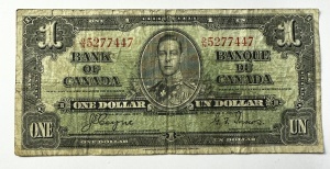 Canada - 1 Dollar 1937 - Regel George VI - Img 1