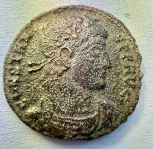 CONSTANTINUS II - AUGUSTUS ( 337-341 AD )- Moneda Antica Romana