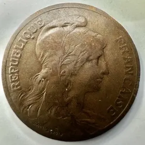 FRANTA - 5 CENTIME 1898