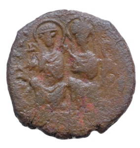 JUSTIN II - ( 565-578 )-Moneda Medievala - Bizantina -