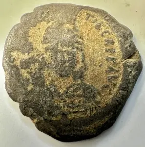 MAURICE TIBERIUS ( 582-602 AD ) - Moneda Medievala Bizantina