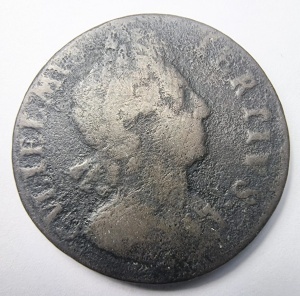 Moneda Anglia - William III - Half Penny 1698/1702