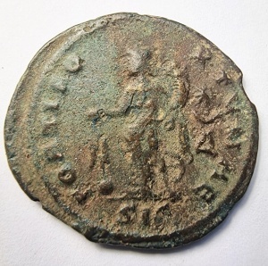 Moneda Antica Romana , GALERIUS , 305-311 AD - Img 2