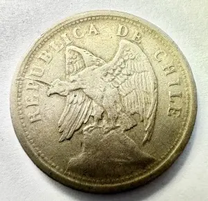 Moneda Chile - 20 Centavos 1921