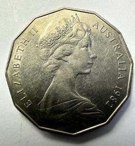 Moneda Comemorativa - Australia - 50 Cents 1982, emisă pentru Jocurile Commonwealth-ului de la Brisbane (XII Commonwealth Games)
