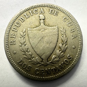 Moneda Cuba - 2 Centavos 1916