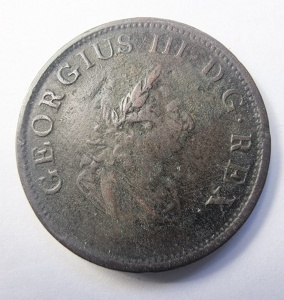 Moneda Irlanda - George III - Half Penny 1805