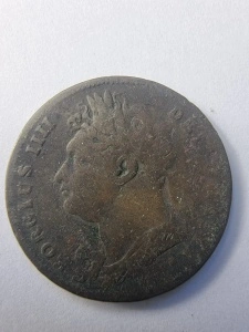 MONEDA - REGATUL UNIT - GEORGE IV - FARTHING 1822