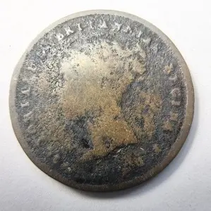 Moneda Regatul Unit - Victoria - Half Farthing 1844 - Img 2