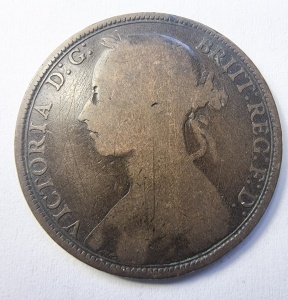 Moneda Regatul Unit - Victoria - Penny 1892
