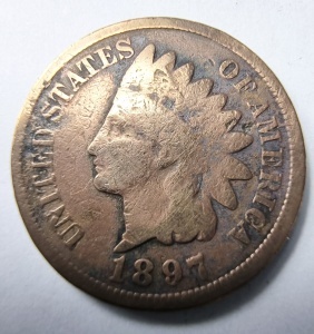 Moneda USA - Indian Head Cent 1897