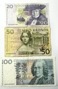 Set Bancnote - Suedia -20/50/100 Kronor