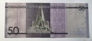 Bancnota Republica Dominicana - 50 Pesos 2020 - Img 2