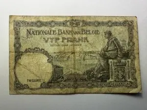 Belgia - 5 Francs 1919 - Img 2