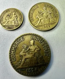 FRANTA - BANI DE NECESITATE - BON POUR 50 Centimes / 1 / 2 Francs ( 1923-1924 ) - Img 2