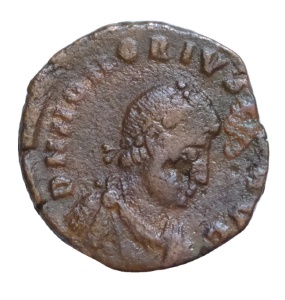 HONORIUS ( 393-395 )-Moneda Antica Romana