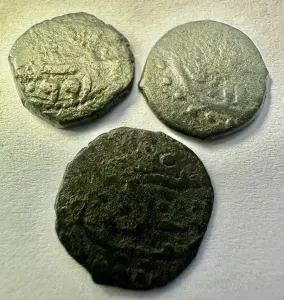 IMPERIUL OTOMAN / PERIOADA ESTIMATA 1480-1600 - LOT X 3 Monede
