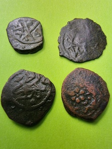 Lot x 4 MONEDE OTOMANE ( 1650-1750 ) - Img 1