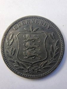 Moneda 8 Doubles 1902 - Guernesey - Img 2