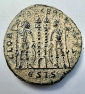 Moneda Antica Romana - CONSTANTINE II - CAESAR ( 334-335 AD ) - Img 2
