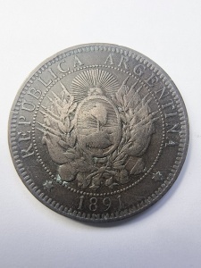 Moneda Argentina - 2 Centavos 1891