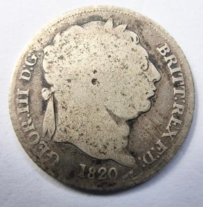 Moneda Argint 0.925 - Regatul Unit - George III - Sixpence 1820