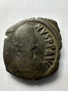 Moneda Byzantina , JUSTINIAN I cel MARE , 527-565 - Img 1