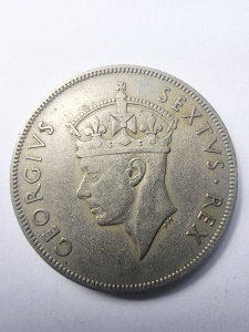 Moneda Coloniala - Africa De Est Britanica - George V - 1 Shilling 1950 - Img 2