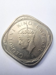 Moneda Coloniala - India Britanica - George VI - 2 Annas 1940 - Img 2