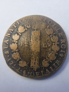 Monedă Franța – 12 Deniers (1 Sol) 1792 – Louis XVI - Img 2