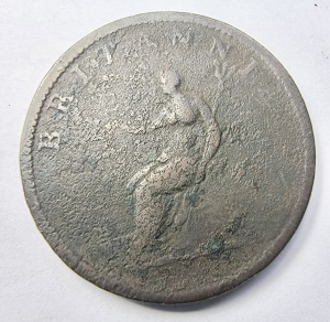 Moneda Regatul Unit - George III - Half Penny 1806 - Img 2