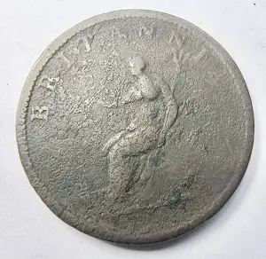 Moneda Regatul Unit - George III - Half Penny 1806 - Img 2