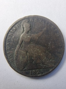 MONEDA - REGATUL UNIT - GEORGE IV - FARTHING 1822 - Img 2