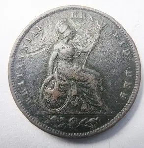 Moneda - Regatul Unit - William IV - Farthing 1834 - Img 2